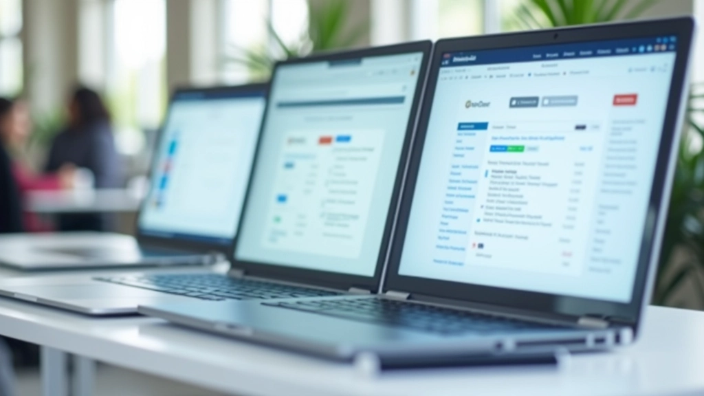 Comparaison visuelle de trois écrans de plateforme e-commerce populaires affichant des tableaux de bord différents